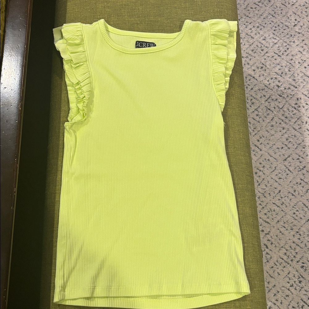 J. Crew rubble flutter sleeve tank small